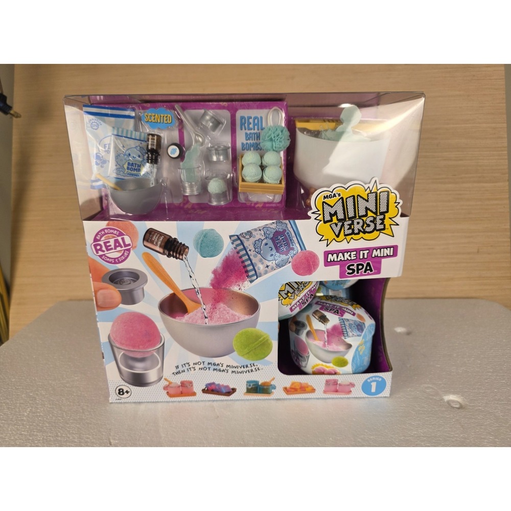 MGAs Miniverse Make It Mini Spa Series 1 Bulk Lot 15 Sets with Display Case